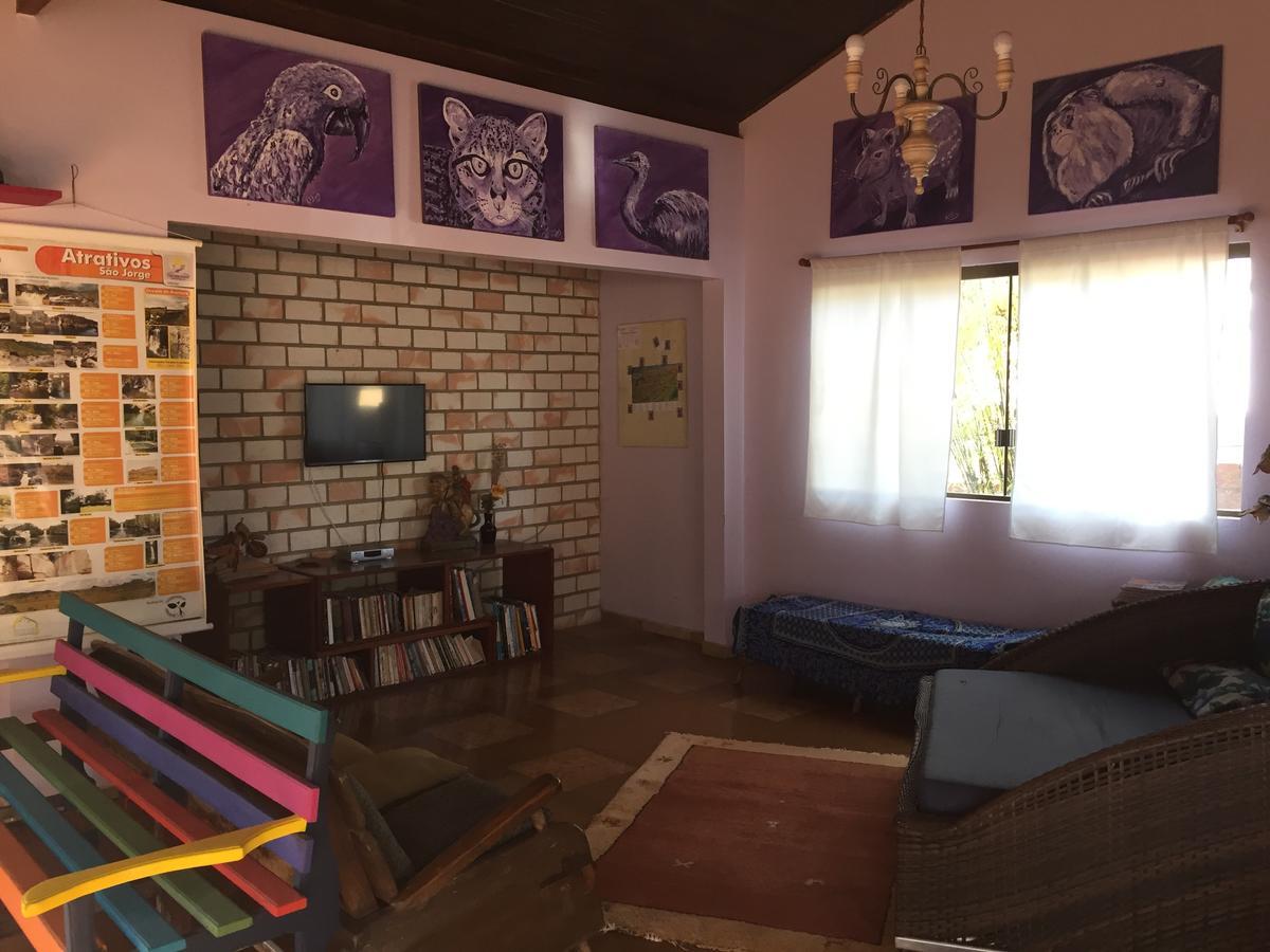 Pousada Trilha Violeta São Jorge Esterno foto